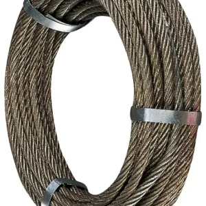 Zertifiziert Stahl-Windenseil 6 x 36 WC, 11 mm, 7,8 t