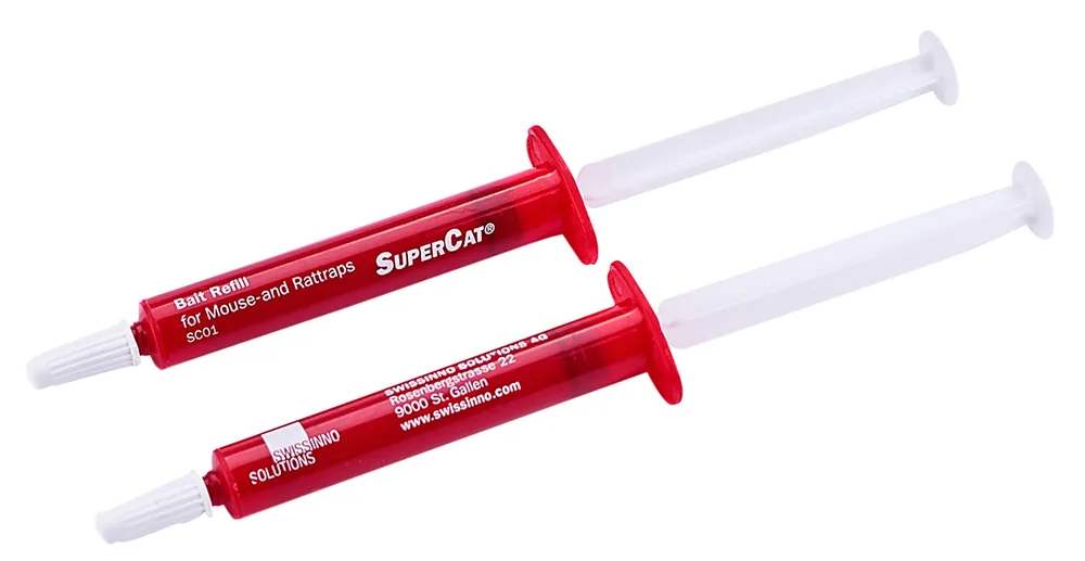Ersatzköder-Spritze 2er-Set für Mausefalle Supercat Preiswert