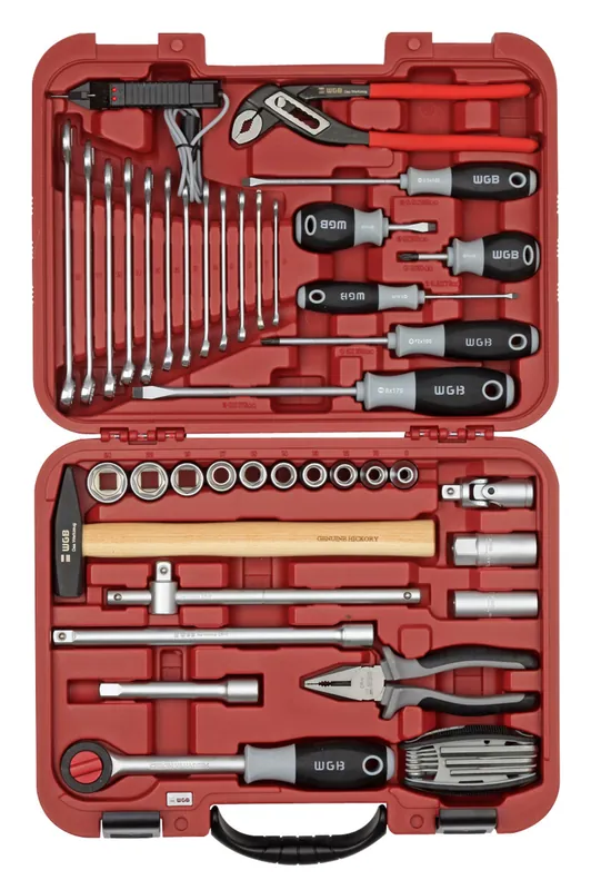 WGB Universalwerkzeugkoffer, 47-teilig Heißes Angebot