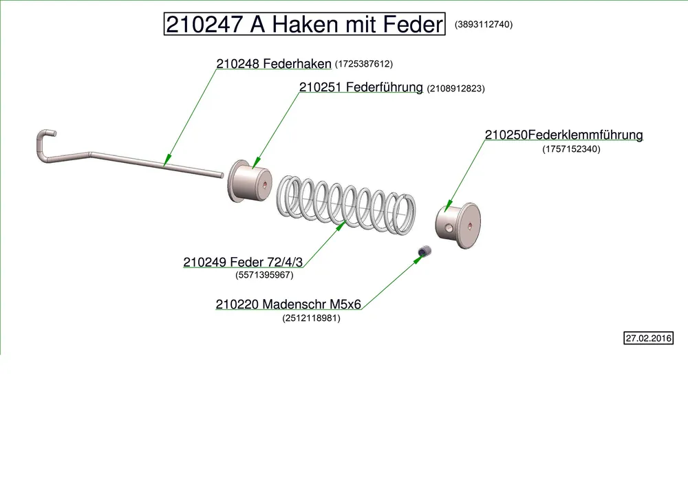 Madenschraube M5x6 für Spillwinde 1200, 1400 und 1800 Rabatt
