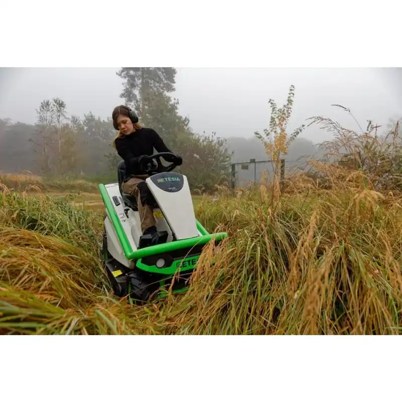 Etesia Heckauswerfer-Aufsitzmäher MKHPF Hydro 80 Benzin Zertifiziert