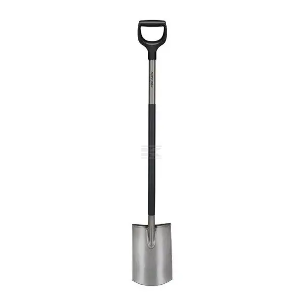 Nur Für Kurze Zeit Fiskars Gartenspaten Ergonomic™ grau, abgerundet