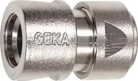 GEKA Schlauchstück 3/4" - 19mm MS Ni m. Spannmutter GEKA plus Stecksystem Preiswert