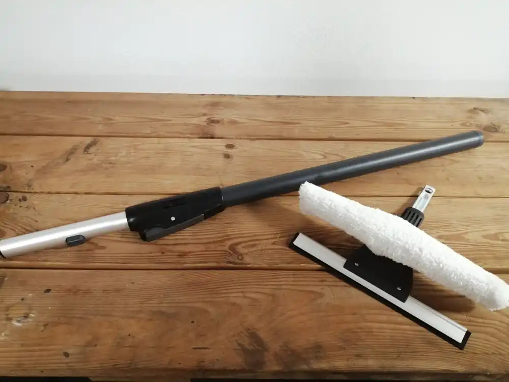 WOLF-Garten Kombiwischer KW-M mit Vario-Stiel ZM-VS 2, 78-120 cm Nur Für Kurze Zeit