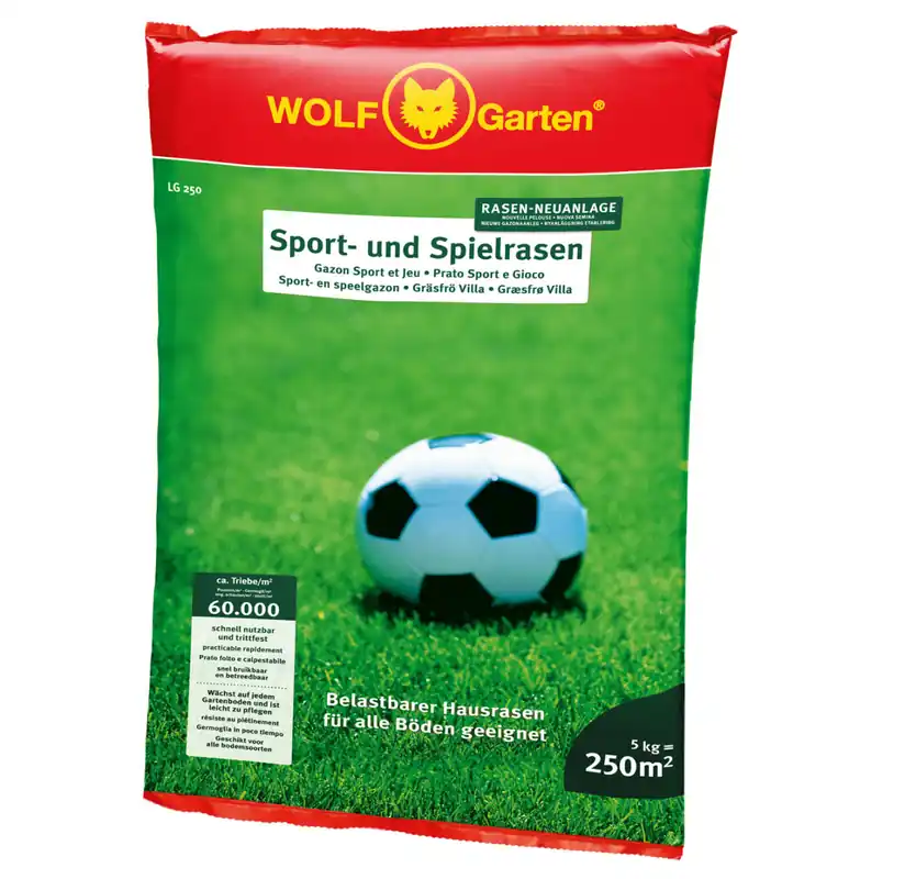 Expressversand WOLF-Garten Sport- und Spielrasen LG 250, 5kg