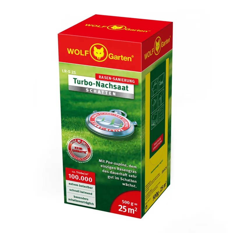 Schneller Versand WOLF-Garten Turbo-Nachsaat Schatten LR-S 25