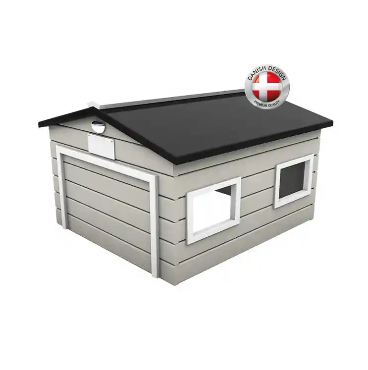 AM Robots Mähroboter-Garage mit autom. Toröffner "My Robot Home Compact", white & gray Kracherpreis