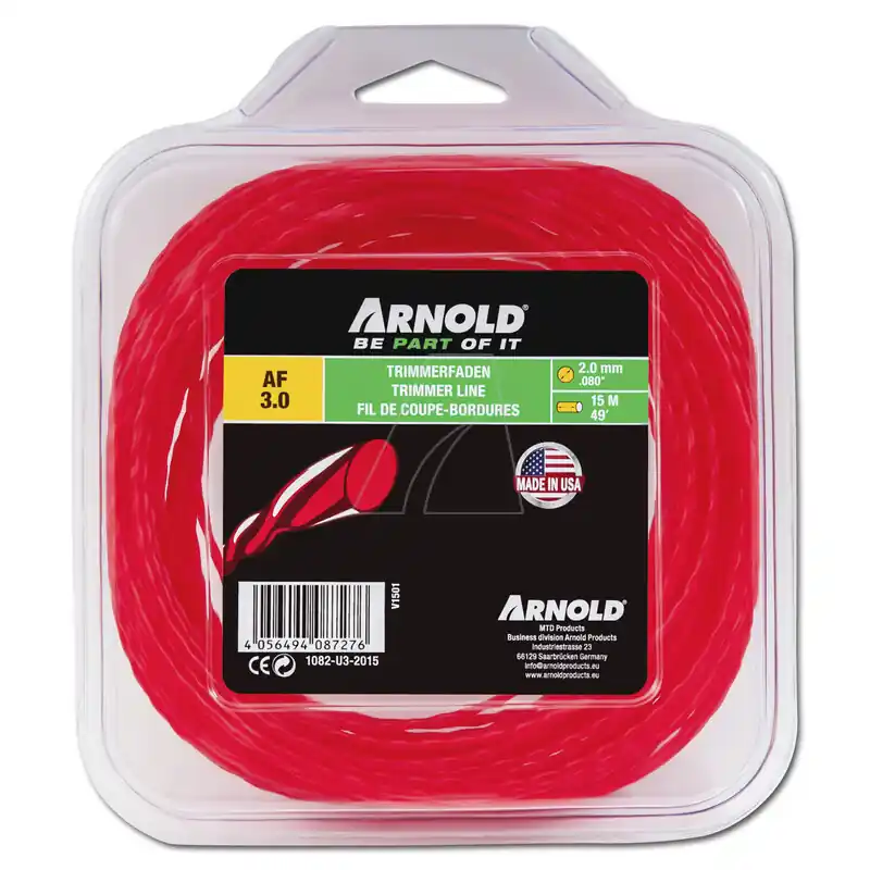 ARNOLD Trimmerfaden (AF3.0), gedreht, Ø 2,0mm, 15m Top-Angebot