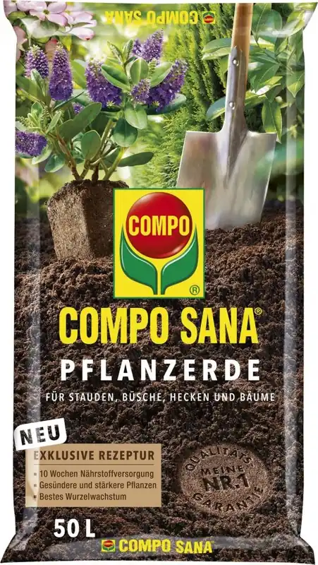 Markenprodukt COMPO Pflanzerde Compo Sana 50 l