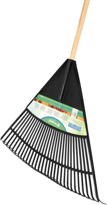 floraworld Laub-/Rasenbesen XL 140cm mit Stiel Begrenztes Angebot