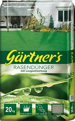 Beliebt Gärtner‘s Rasendünger mit LZW komp.20 kg