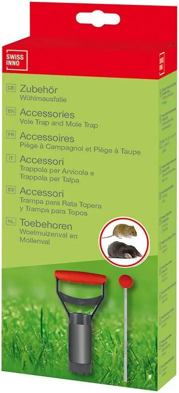 SWISSINNO Zubehörset Wühlmausfalle SuperCat Bestseller