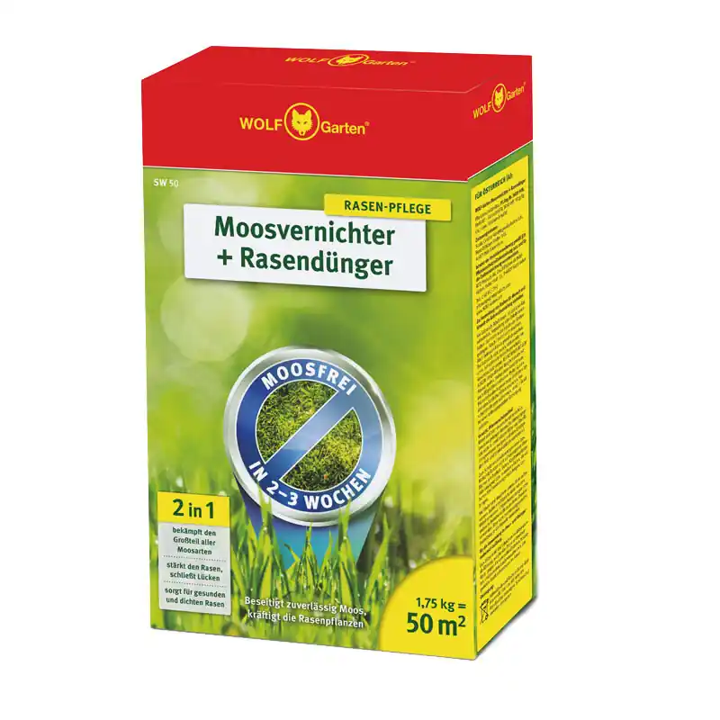 Direkt Vom Hersteller WOLF-Garten 2-in-1 Moosvernichter + Rasendünger SW 50