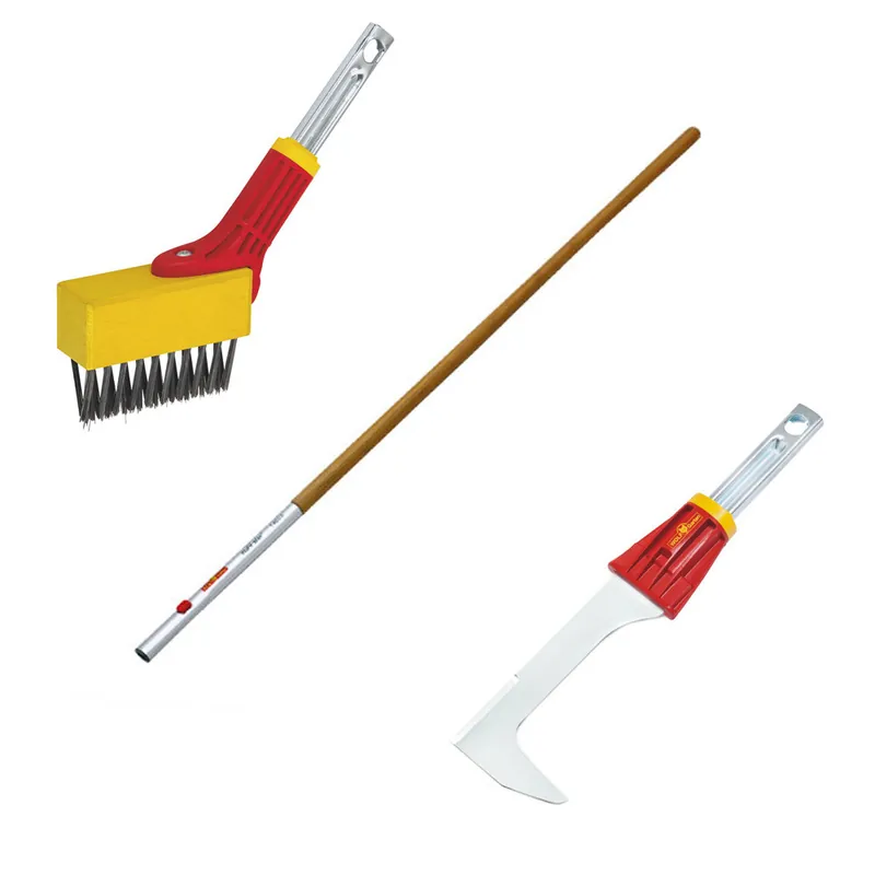 WOLF-Garten Fugenbürste FB-M + Fugenkratzer FK-M + Eschen-Stiel ZM 140 Kracherpreis