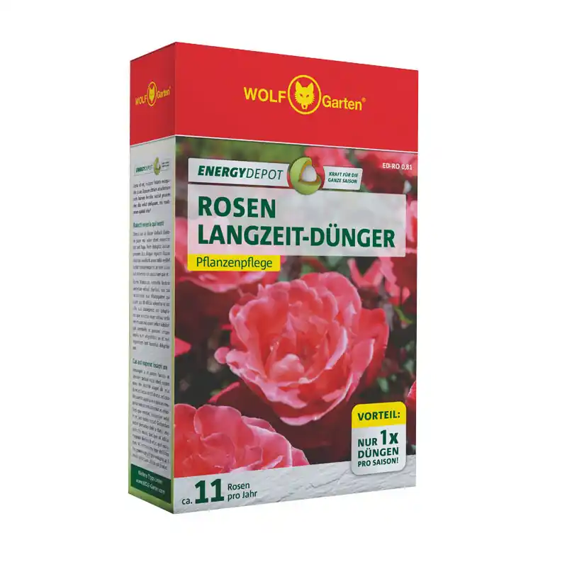 Neu WOLF-Garten Langzeit-Dünger "Rosen" ED-RO 0,81