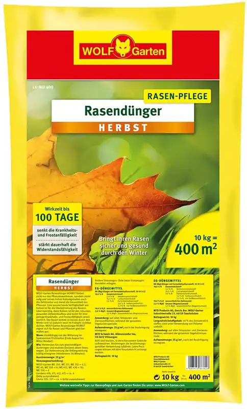 WOLF-Garten Rasen-Herbst-Dünger LK-MU - 10 kg Online Kaufen