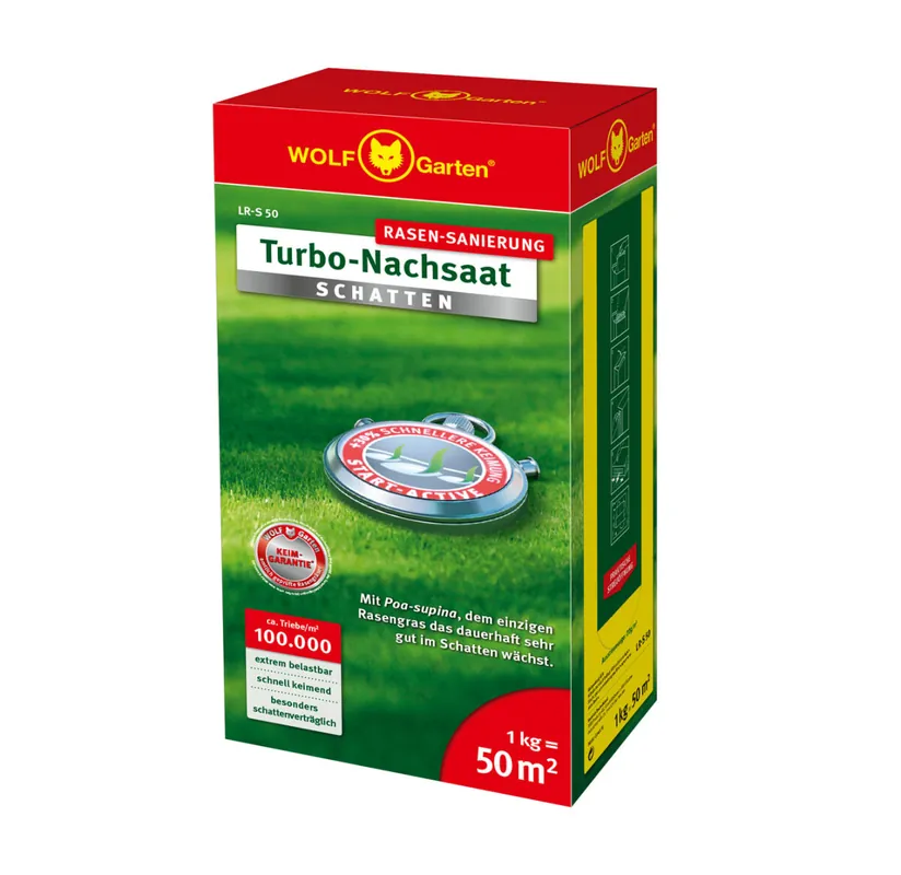 WOLF-Garten Turbo-Nachsaat Schatten LR-S 50 Schneller Versand
