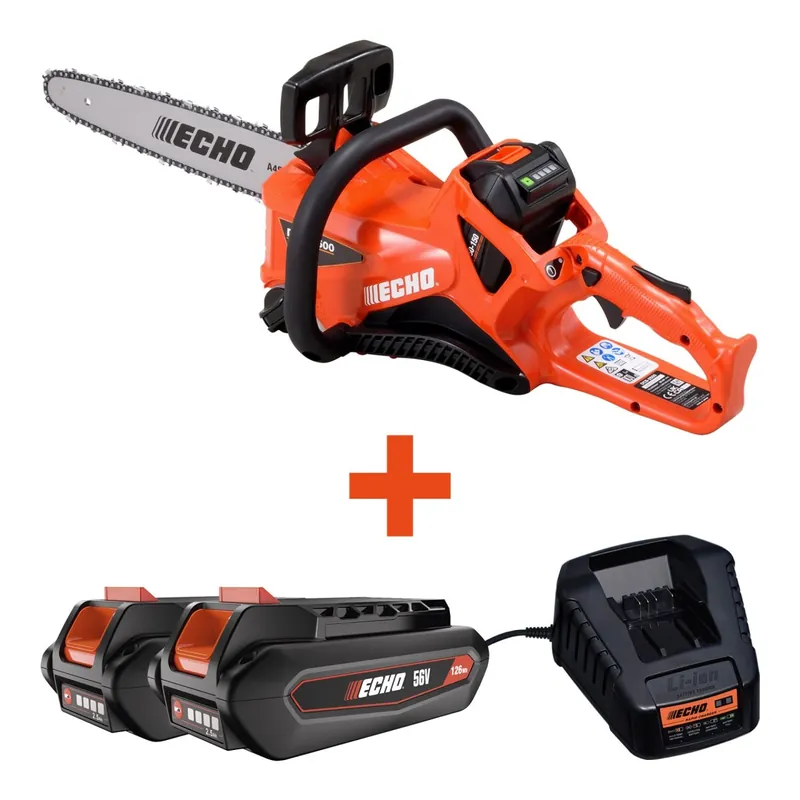 Preis Gesenkt ECHO Akku-Motorsäge DCS-2500 - 2x 2,5 Ah Akkus & Ladegerät Set