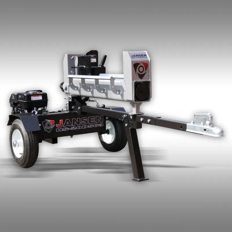 Jansen Holzspalter HS-20DS63, 20 t, 60 cm, Benzinmotor, Doppelspalter Super-Preis