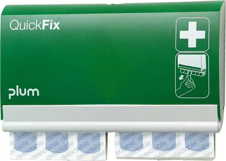 Echt Plum Pflasterspender QuickFix,incl.90 Str., blau