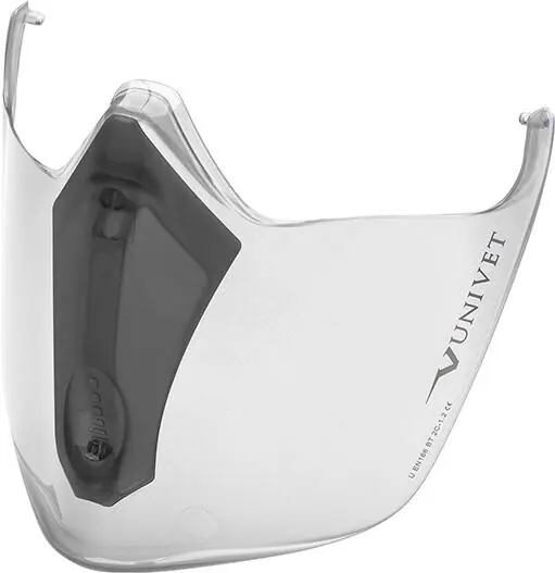 Nur Für Kurze Zeit Univet Visier für Vollsichtbrille 6X3 schwarz