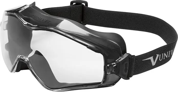 Univet Vollsichtbrille 6X3 schwarz Sale