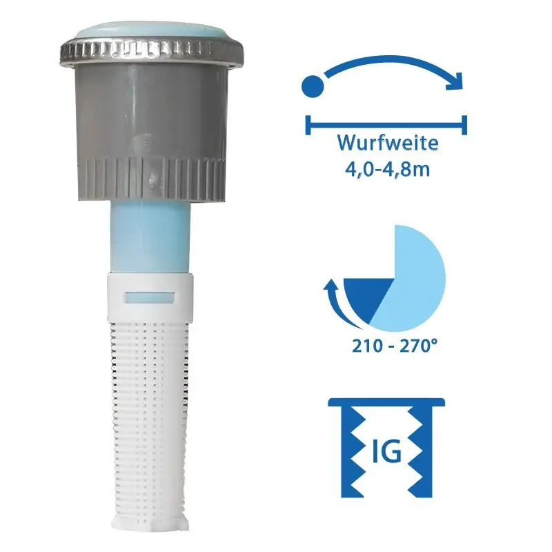 Hunter Rotatordüse MP-815, 210-270°, grau und hellblau Preisknaller