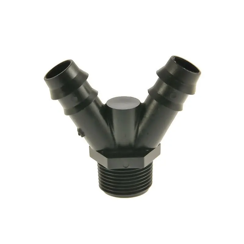 Beliebt Steckfitting PP Y-Stück, 3/4" Außengewinde mit 2x 16 mm