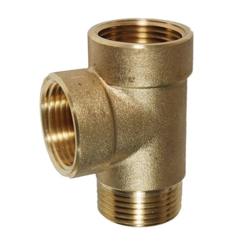 Angebot 3-Wegestück, Messing, 1"