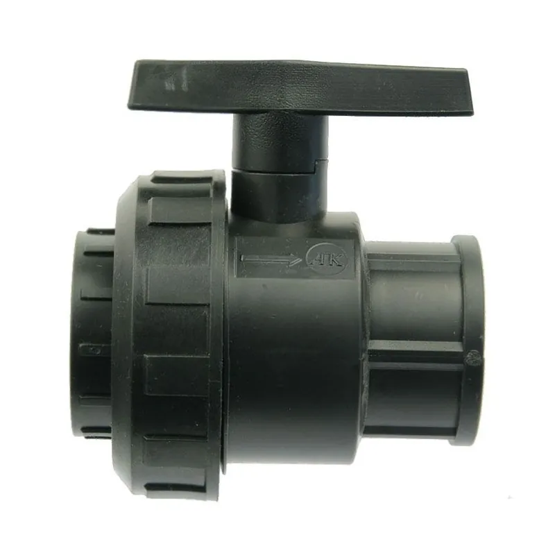 Supreme Kugelhahn ABS, mit einer Überwurfverschraubung, 11/4" Innengewinde mit O-Ring Geprüft