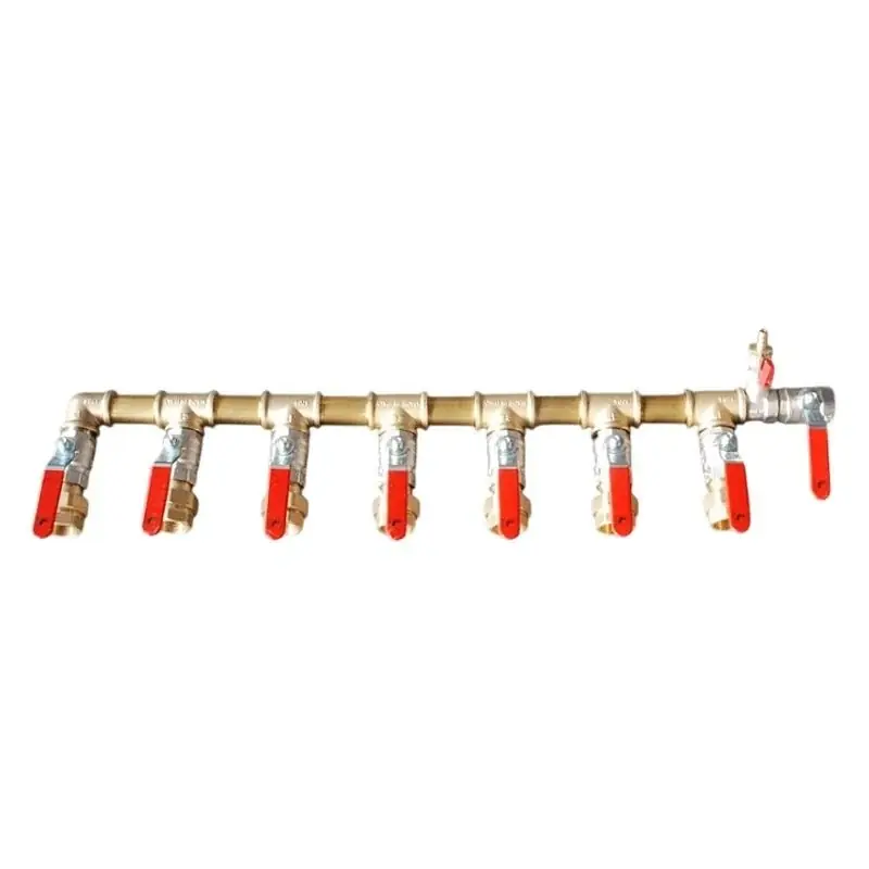 Direkt Vom Hersteller Wandverteiler Messing, 1",7 Kugelhähne