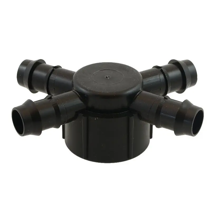 Mega-Angebot Irritec 4-fach Verteiler, PP, 1" Innengewinde mit 4x 16 mm
