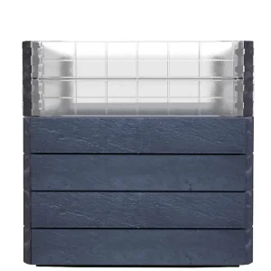 Mega-Angebot GARANTIA ERGO QUADRO Turbo L75 Hochbeet Garten Anthrazit Kunststoff Pflanzenbeet