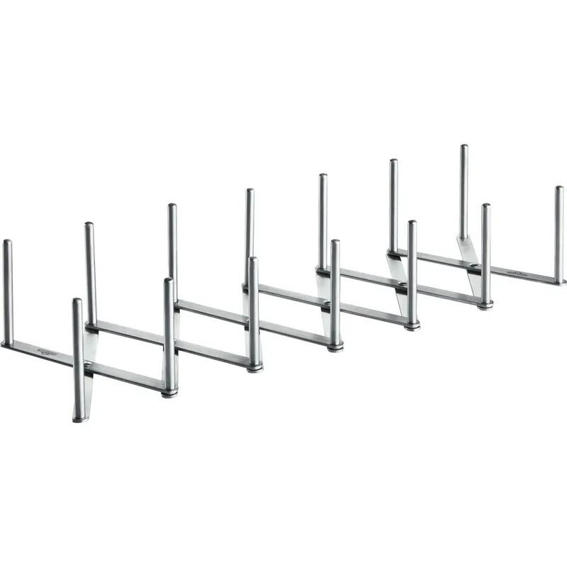 Must-Have Napoleon Spare-Rib-Halter, Edelstahl, faltbar, max 6 Ribs, anpassbar, BBQ Zubehör, Grillzubehör, langlebig, hochwertig
