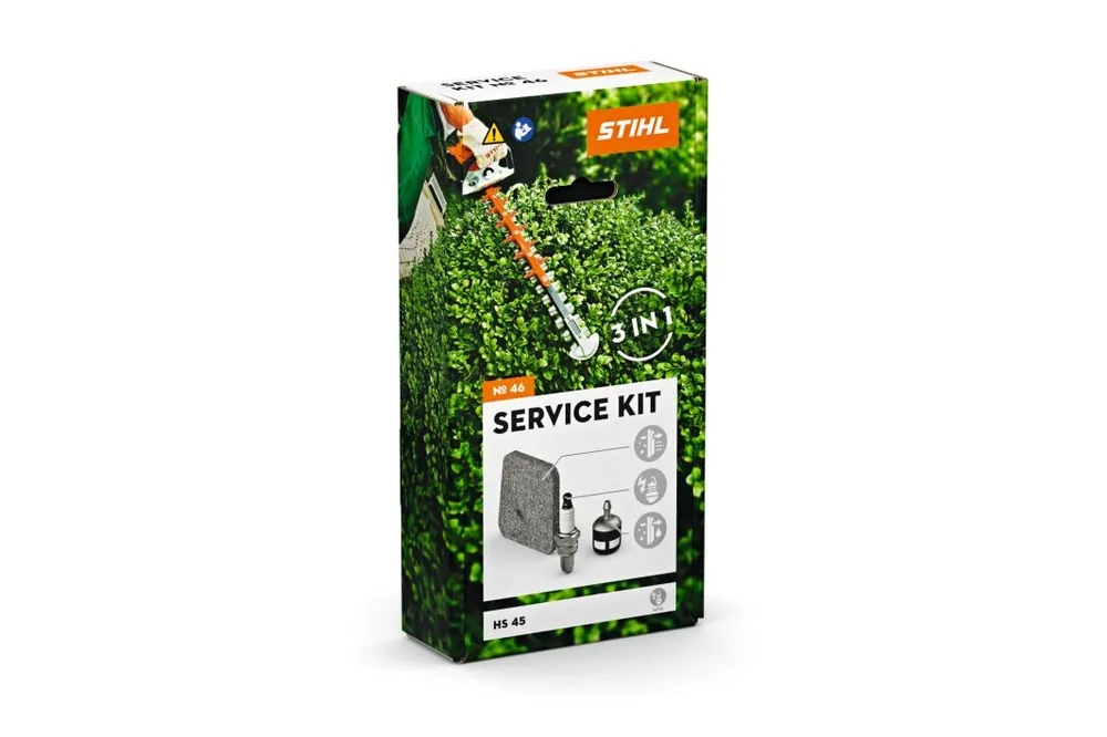 Mega-Angebot STIHL Service Kit 46 für Benzin-Heckenschere HS 45 2-MIX-Motor, Heckenschere Wartungsarbeit