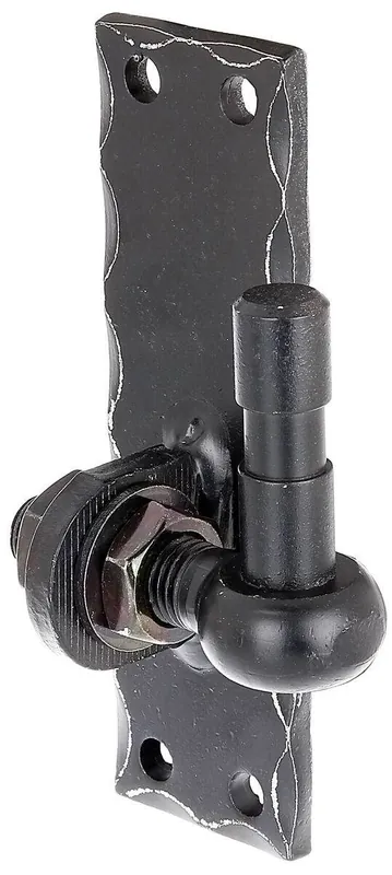 Alberts Kloben zum Anschrauben,randgehämmert, verzinkt, Schwarz Ø 16 mm 45 x 150 mm Neue Kollektion
