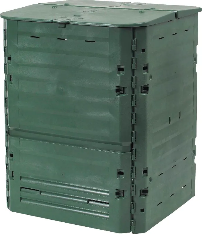 Super-Preis GARANTIA THERMO-KING Komposter grün 400 Liter Komposter Garten Kunststoff