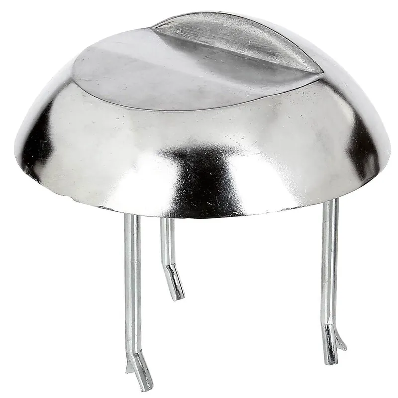Alberts Auflaufstütze aus Aluminium, ungelocht, für Einbetonierung, Ø 205 mm, Höhe 65 mm, Anschlaghöhe 17 mm Letzte Chance