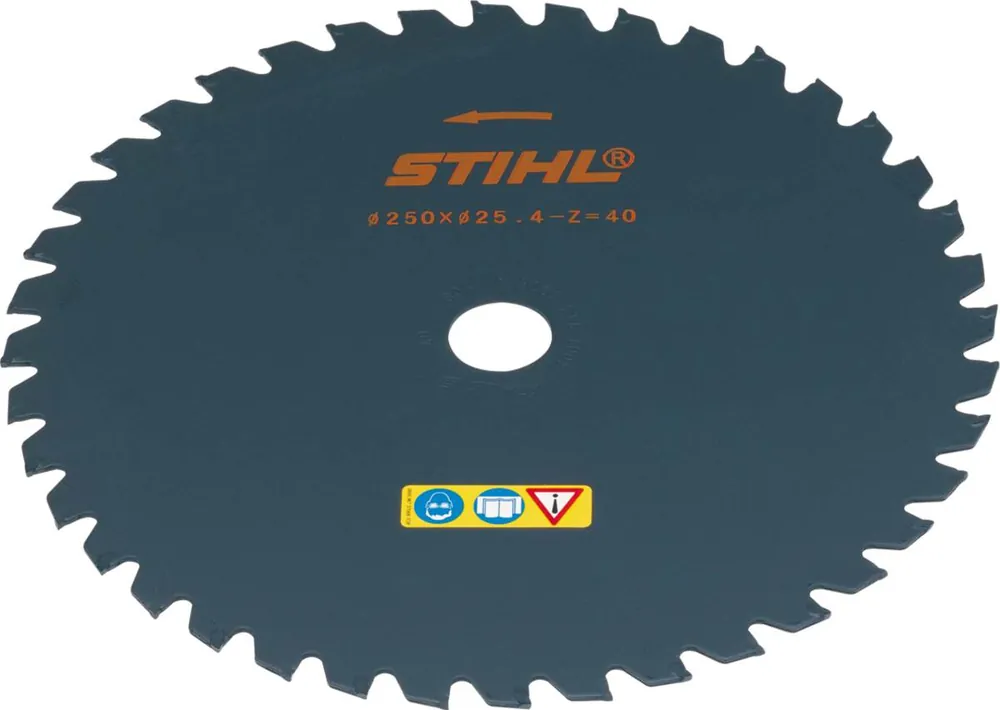 STIHL Grasschneideblatt Ø 250 mm, 40 Zähne, Stahl, für Mäharbeiten in starkem und trockenem Gras Sonderaktion