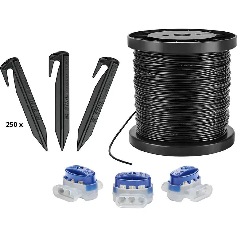 STIHL Install Kit 1 iMOW Installationsmaterial mit Erdnägel, Begrenzungskabel 150m & Drahtverbinder Preiswert