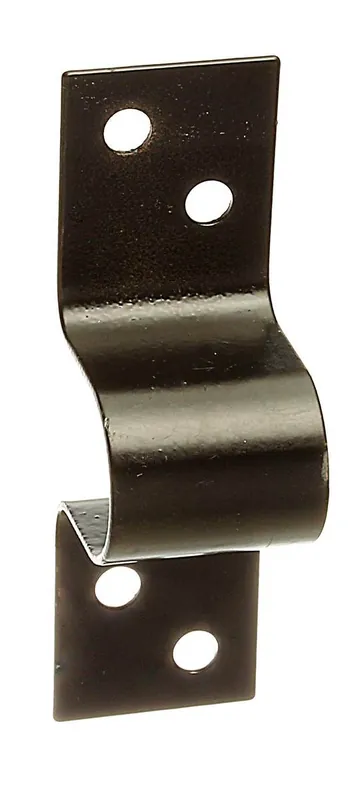 Heißes Angebot Alberts Schlaufe, 15 x 18 mm Gesamtlänge 65 mm Gesamtbreite 19 mm, Schwarz, verzinkt, Stahl