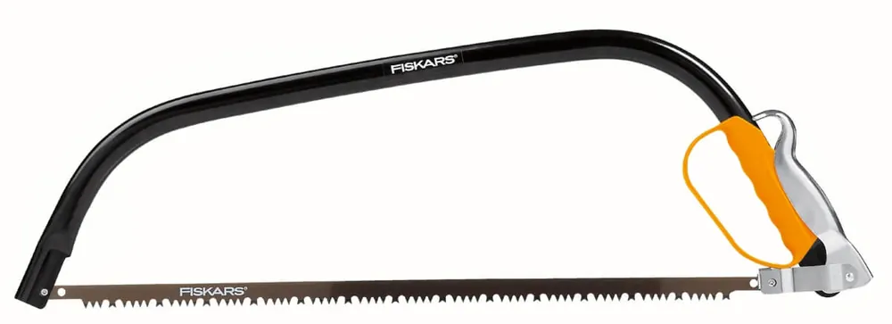 Sonderangebot Fiskars Bügelsäge 21" 24" inklusive Sägeblatt für feuchtes Holz geeignet Holzsäge
