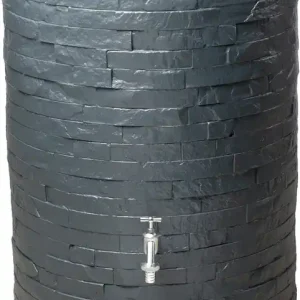 GARANTIA Regenspeicher MURO, 260 Liter, graphite grey, Regenwasserbehälter mit Pflanzschale Kracherpreis