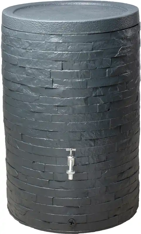 GARANTIA Regenspeicher MURO, 260 Liter, graphite grey, Regenwasserbehälter mit Pflanzschale Kracherpreis