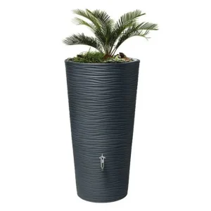 GARANTIA 2in1 Regenspeicher NATURA, 350 Liter, graphite grey , mit Pflanzschale, Regenwasserbehälter Angebot
