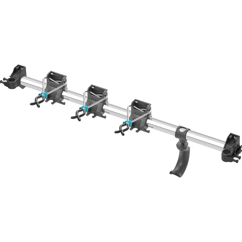 Wochenendangebot GARDENA Gerätehalter Plus, platzsparend, Aluminium, 3 Halter 1 Haken, max Traglast 60 kg, 78 cm, recycelter Kunststoff