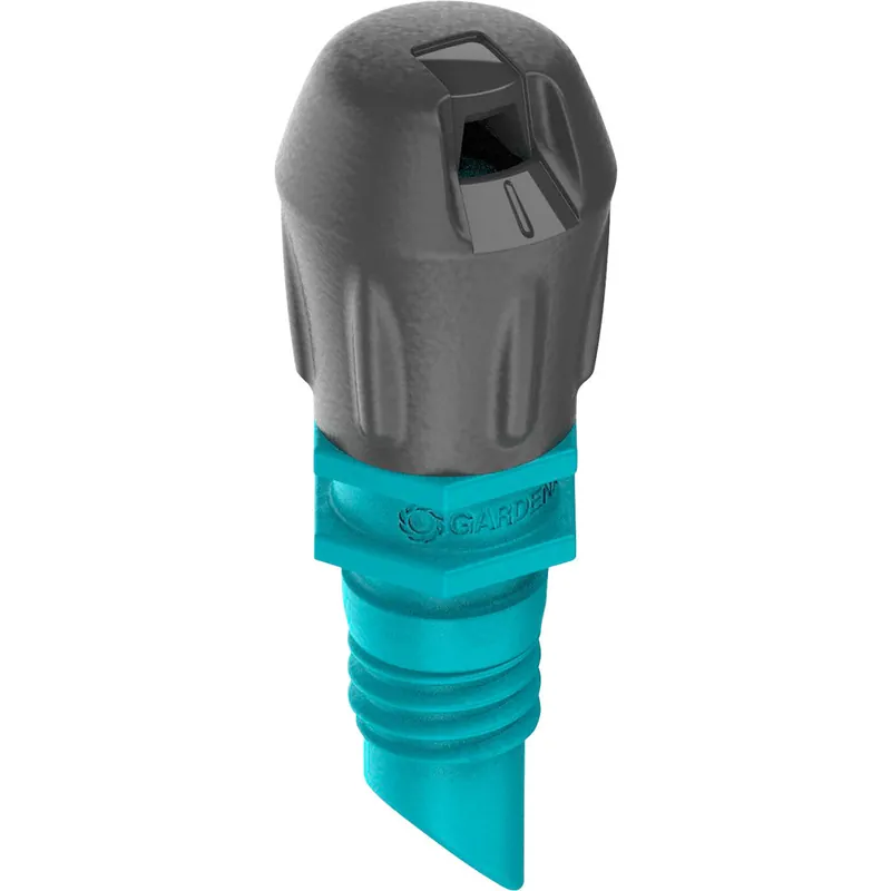 GARDENA Endstreifendüse, Micro-Drip System, 5 Stück, Sprengbreite 0,6m, Wurfweite 2,75m, verlängerbar, Gemüsebeet Bewässerung Super-Preis