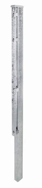 Alberts Zaunpfosten, Flacheisen feuerverzinkt, 60 x 40 mm, 1000 mm Länge, für Doppelstab-Gittermatten Mega-Angebot