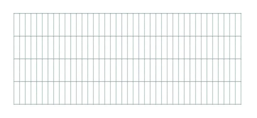Alberts Doppelstabmatte, 2 m lang, 80 cm hoch, Gittermatte, Feuerverzinkt Sichere Zahlung
