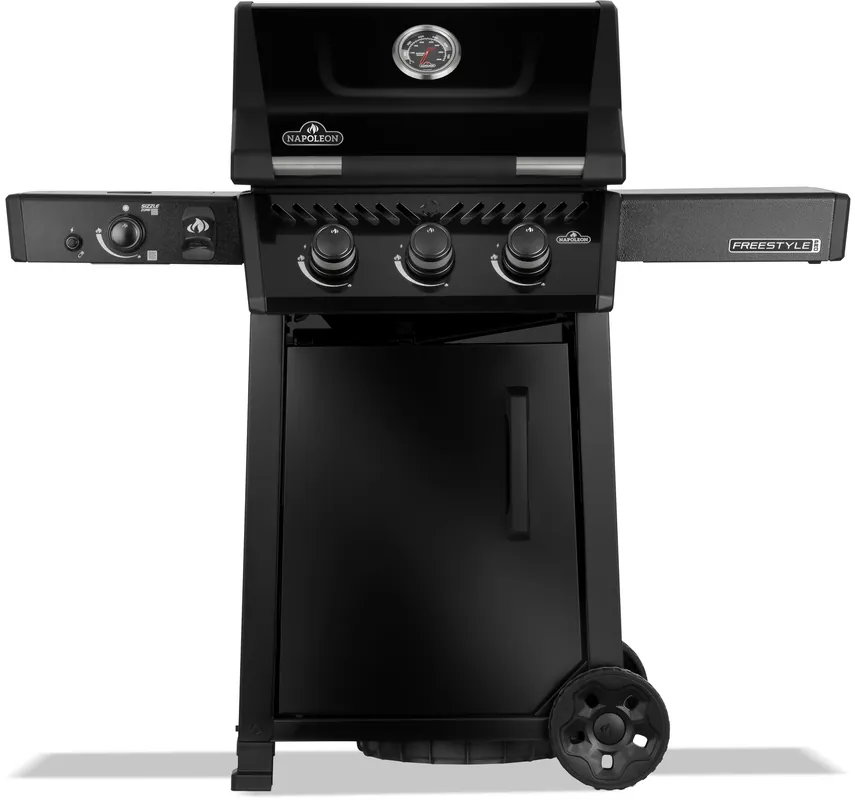 Bestseller Napoleon Gasgrill Freestyle PRO 365 in Schwarz, 3 Brenner mit Infrarot-Seitenbrenner, 15 kW FP365DSIBPK-1-DE